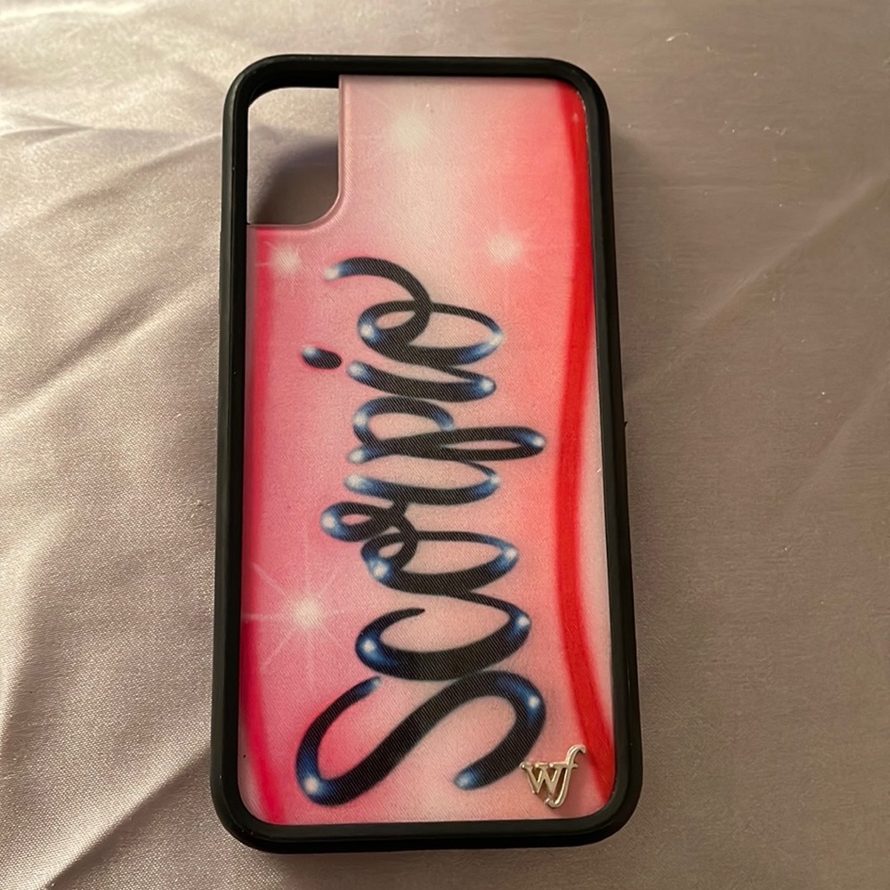 iPhone X Wildflower Scorpio Case